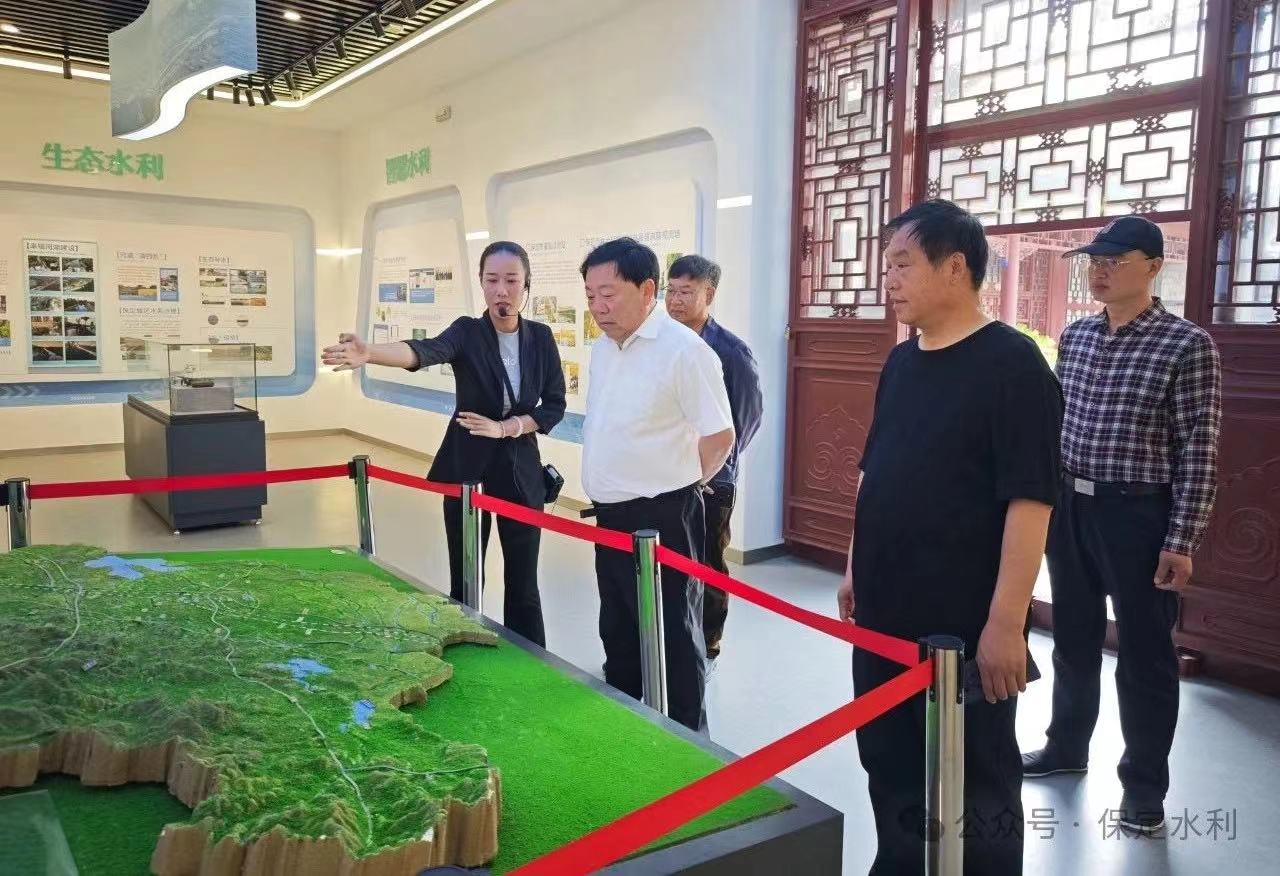 李跃华同志到保定水利博物馆调研