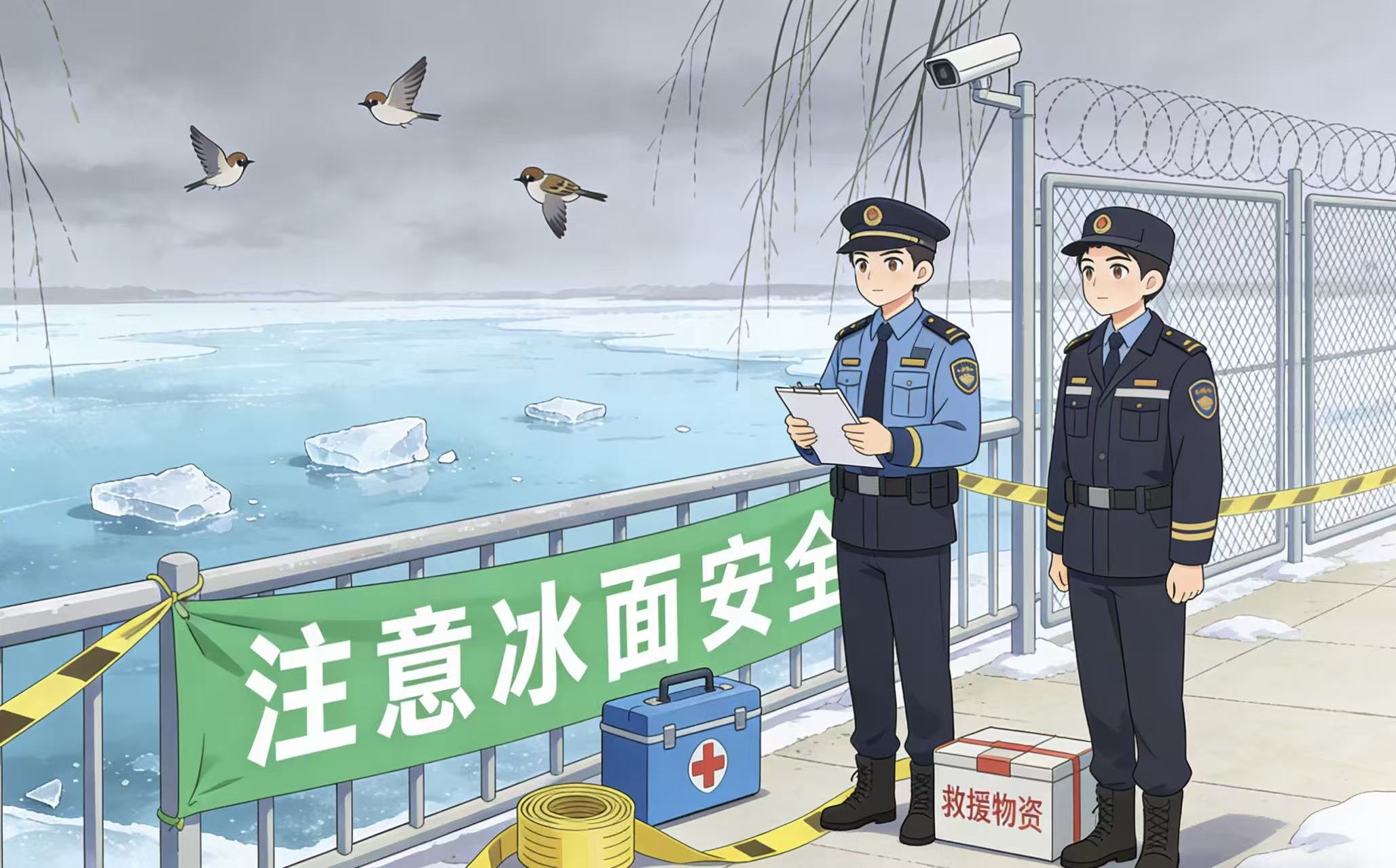 保定市冬季水域安全防范倡议书