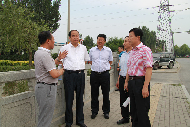 马誉峰市长视察清水入市及城区防汛工作